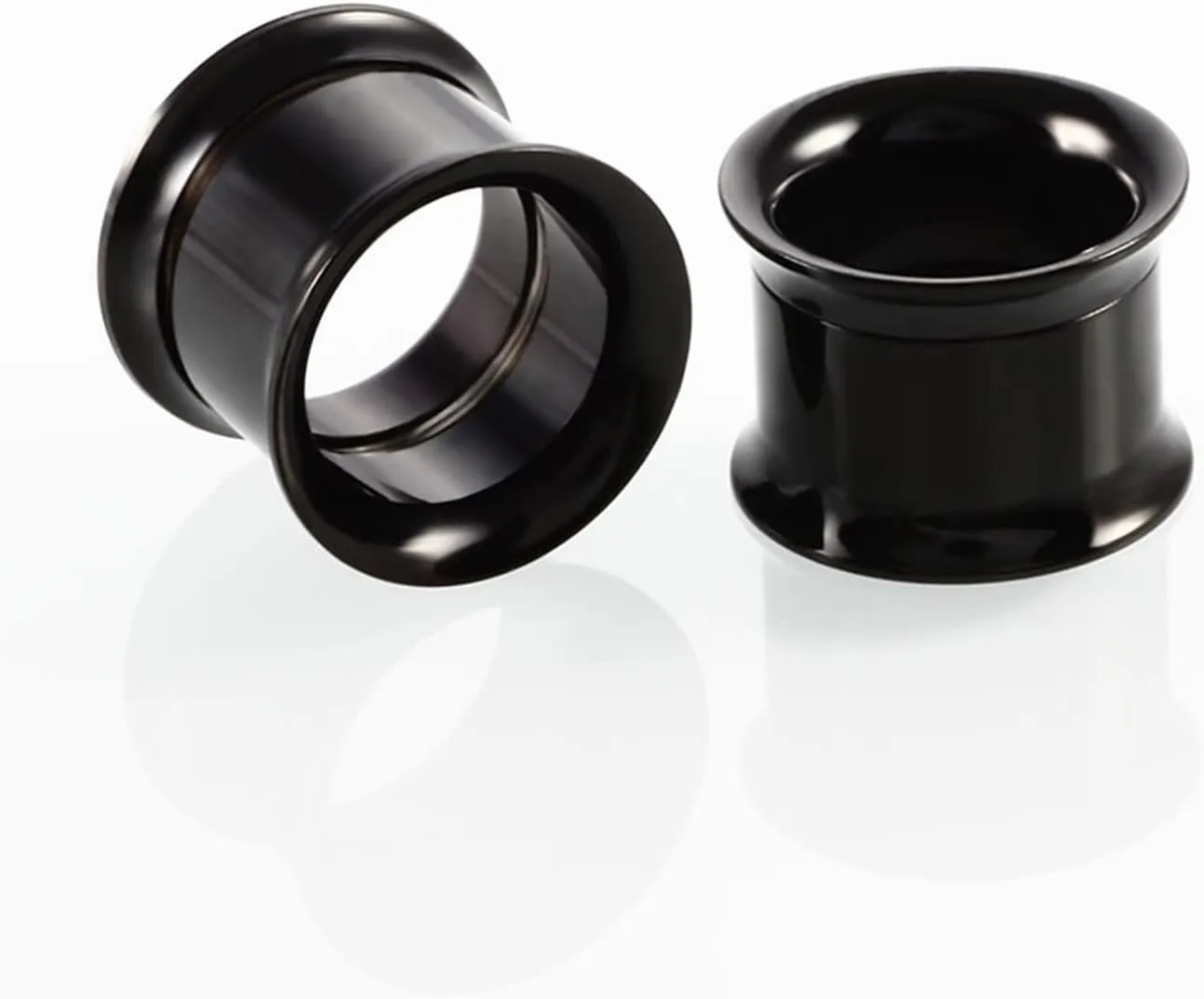 12Pcs Large Tunnel Plug, Unique Gauges for Ears Multicolor Hoop Stainless Steel Tunnel Gauges