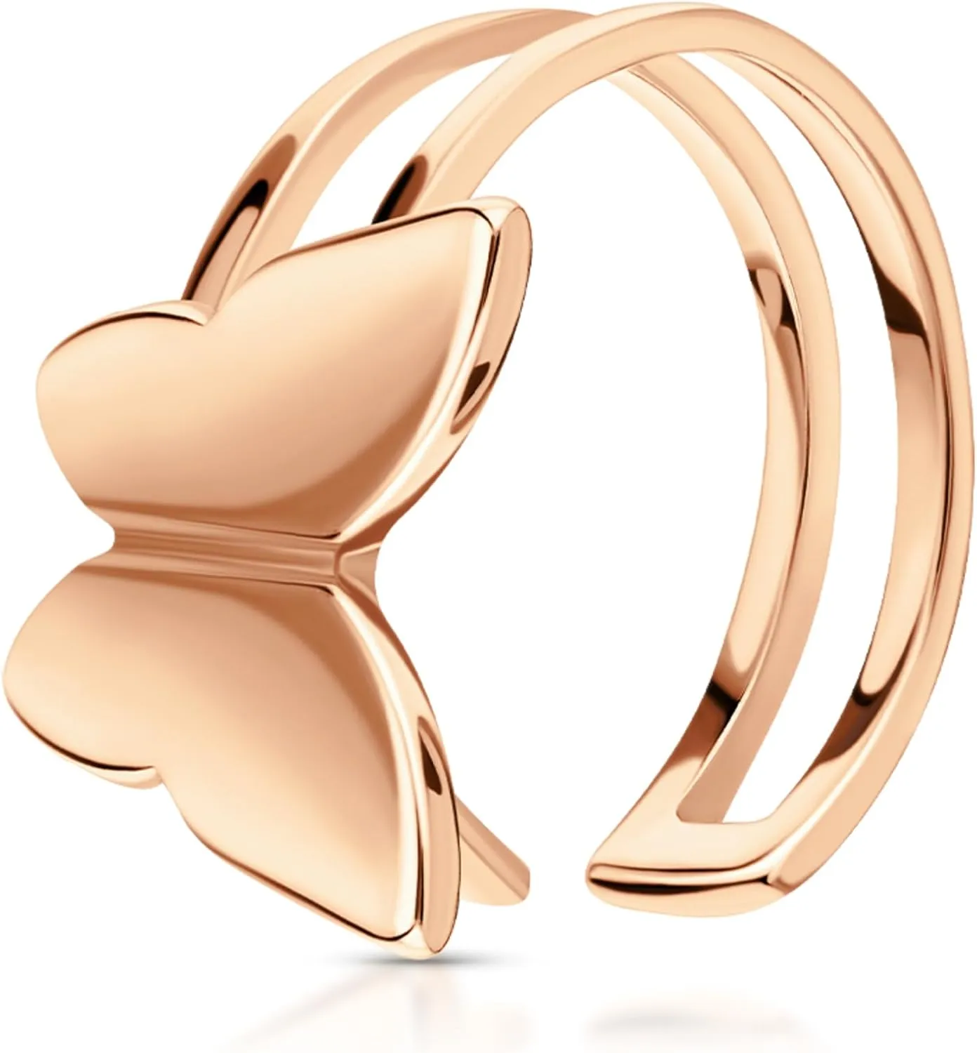 14K Gold Butterfly Ear Cuff  Non-Piercing Helix Earring, Elegant Party Wear Cuff, Jewelry for Women and Teens.