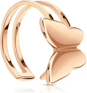 14K Gold Butterfly Ear Cuff  Non-Piercing Helix Earring, Elegant Party Wear Cuff, Jewelry for Women and Teens.