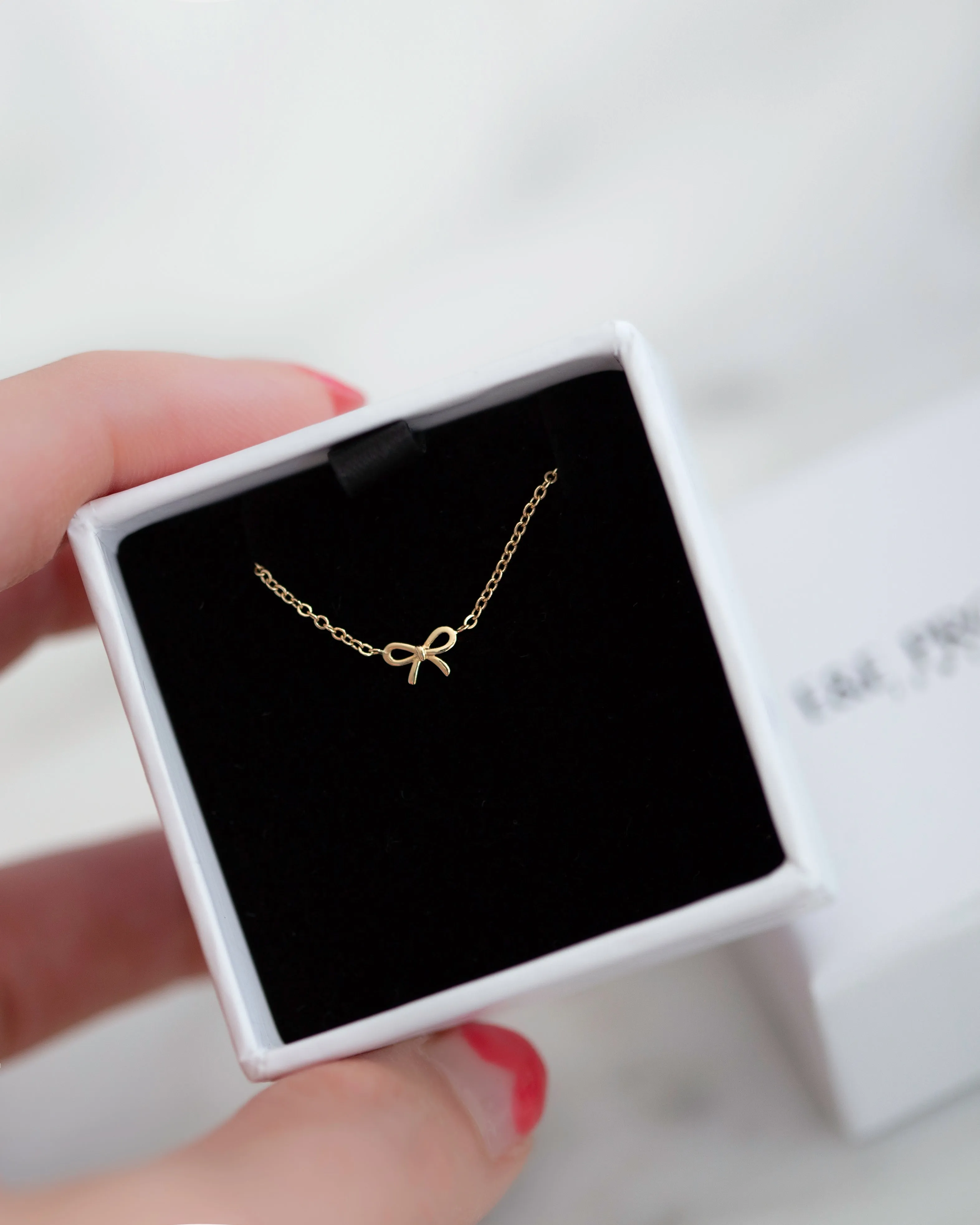 14k Mini Bow Bracelet