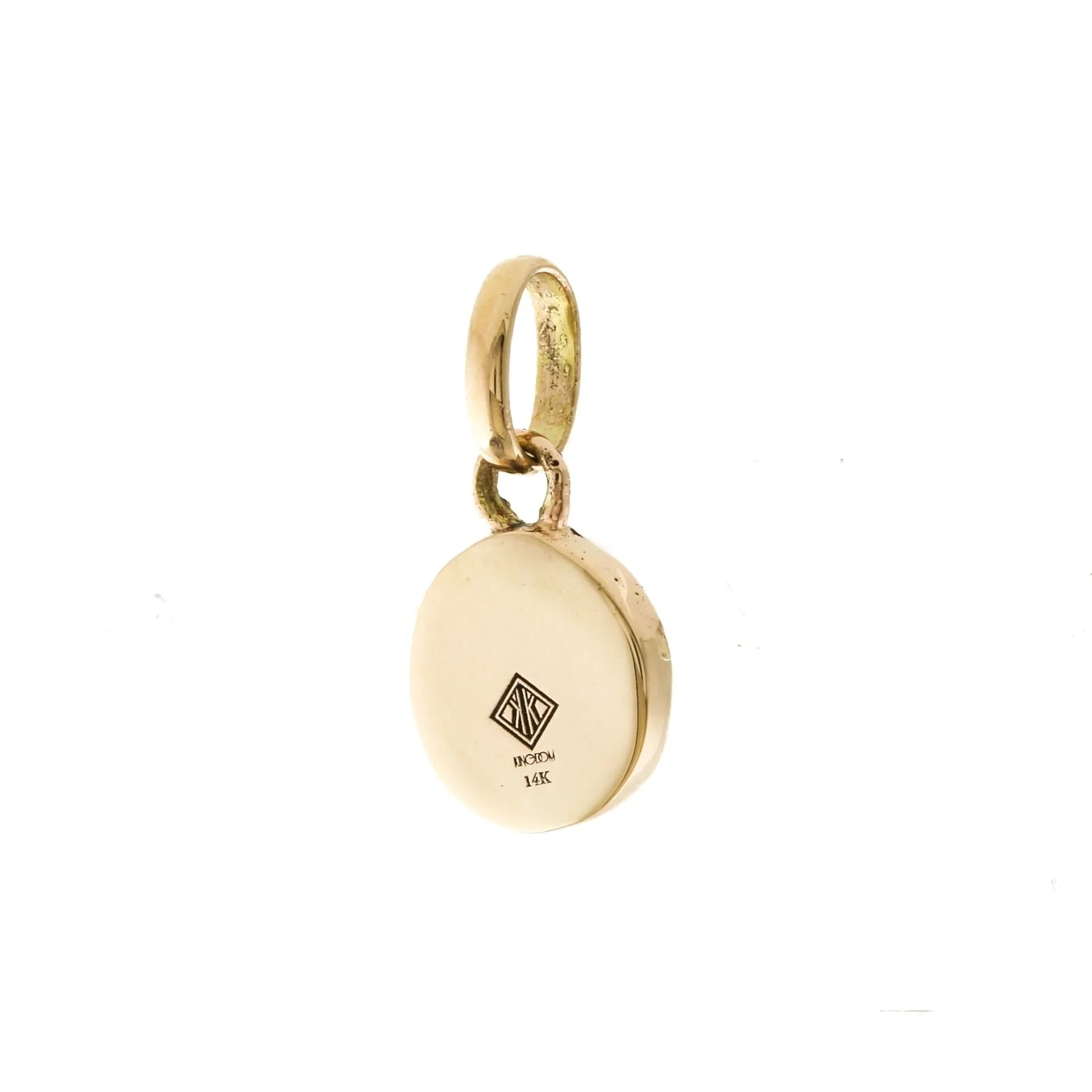 14k Petite Egyptian Turquoise Pendant