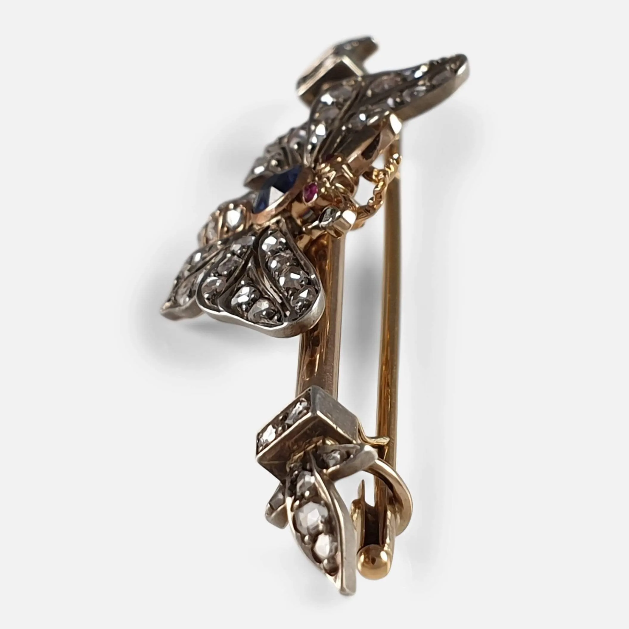 19th Century Butterfly Brooch - Circa 1895