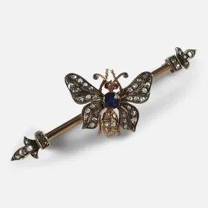 19th Century Butterfly Brooch - Circa 1895