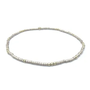 2mm Newport CHAMPAGNE   Gold Filled Waterproof Bracelet