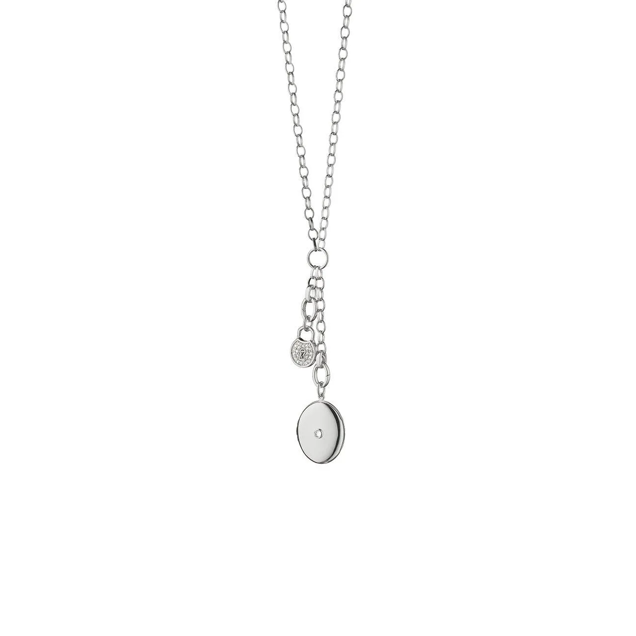 34" "Design Your Own" Large Link Charm Chain Necklace