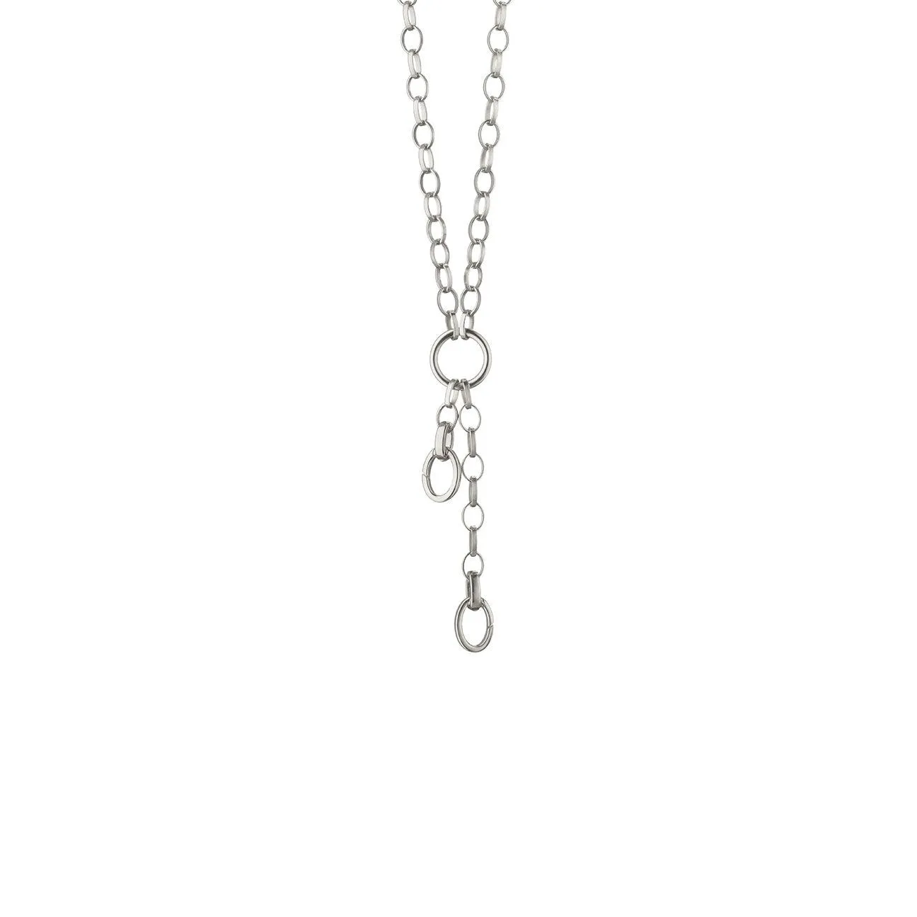 34" "Design Your Own" Large Link Charm Chain Necklace