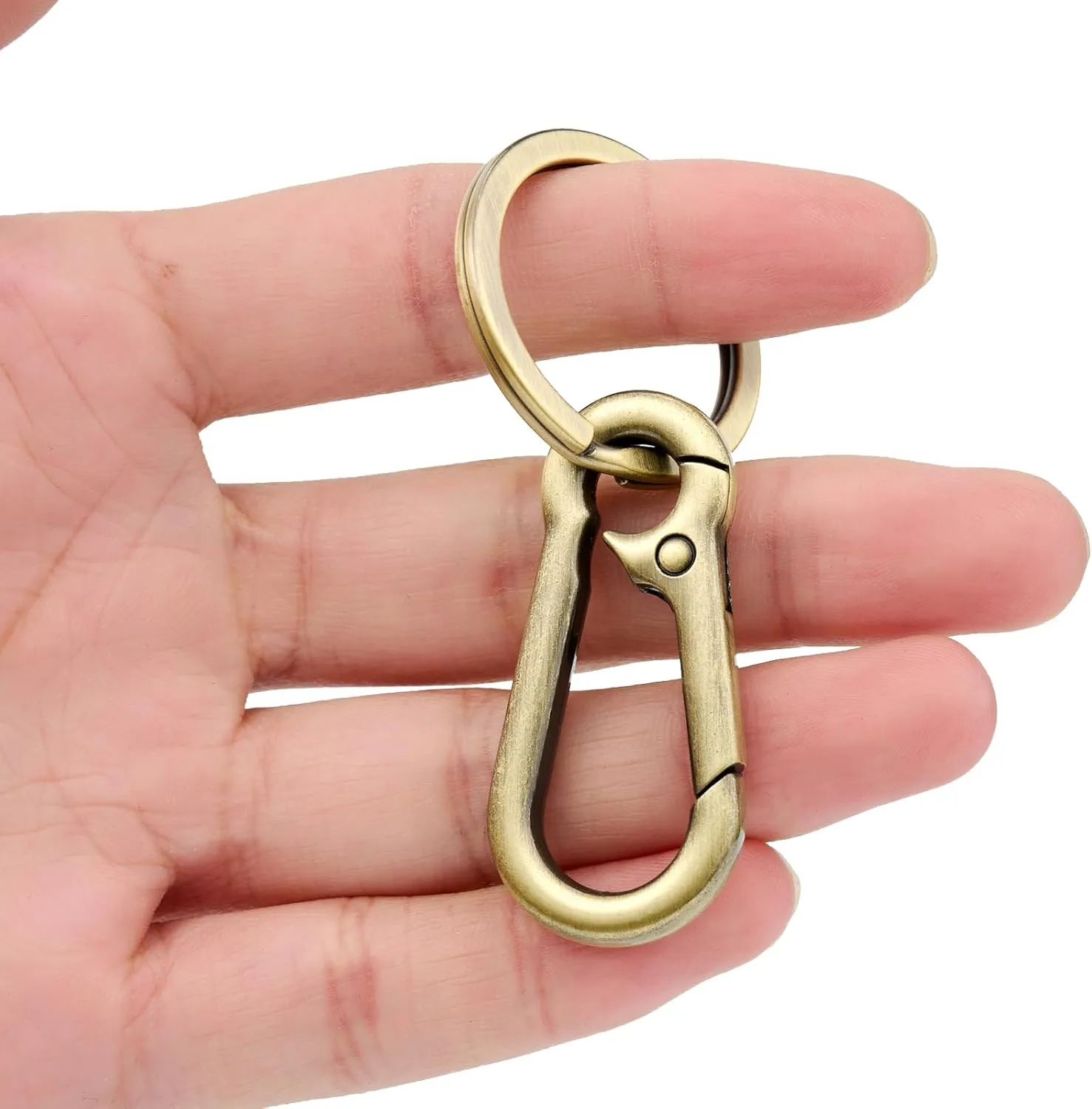 6pcs Metal Keyring Key Chain Key Ring KeyChains Clip Key Chain Organizer for Home, Car, Key Finder