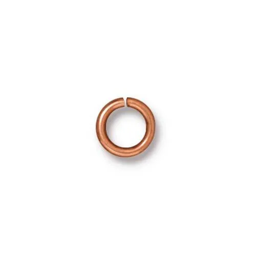 8mm, 16 gauge Plated Open Jump Ring (4 Metal Options) - 20 pcs. (C134)
