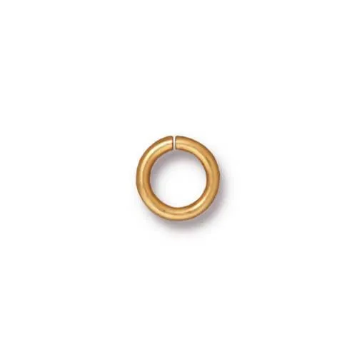 8mm, 16 gauge Plated Open Jump Ring (4 Metal Options) - 20 pcs. (C134)