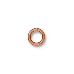 8mm, 16 gauge Plated Open Jump Ring (4 Metal Options) - 20 pcs. (C134)