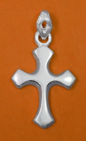 925 Silver Cross Pendant (Design 20)