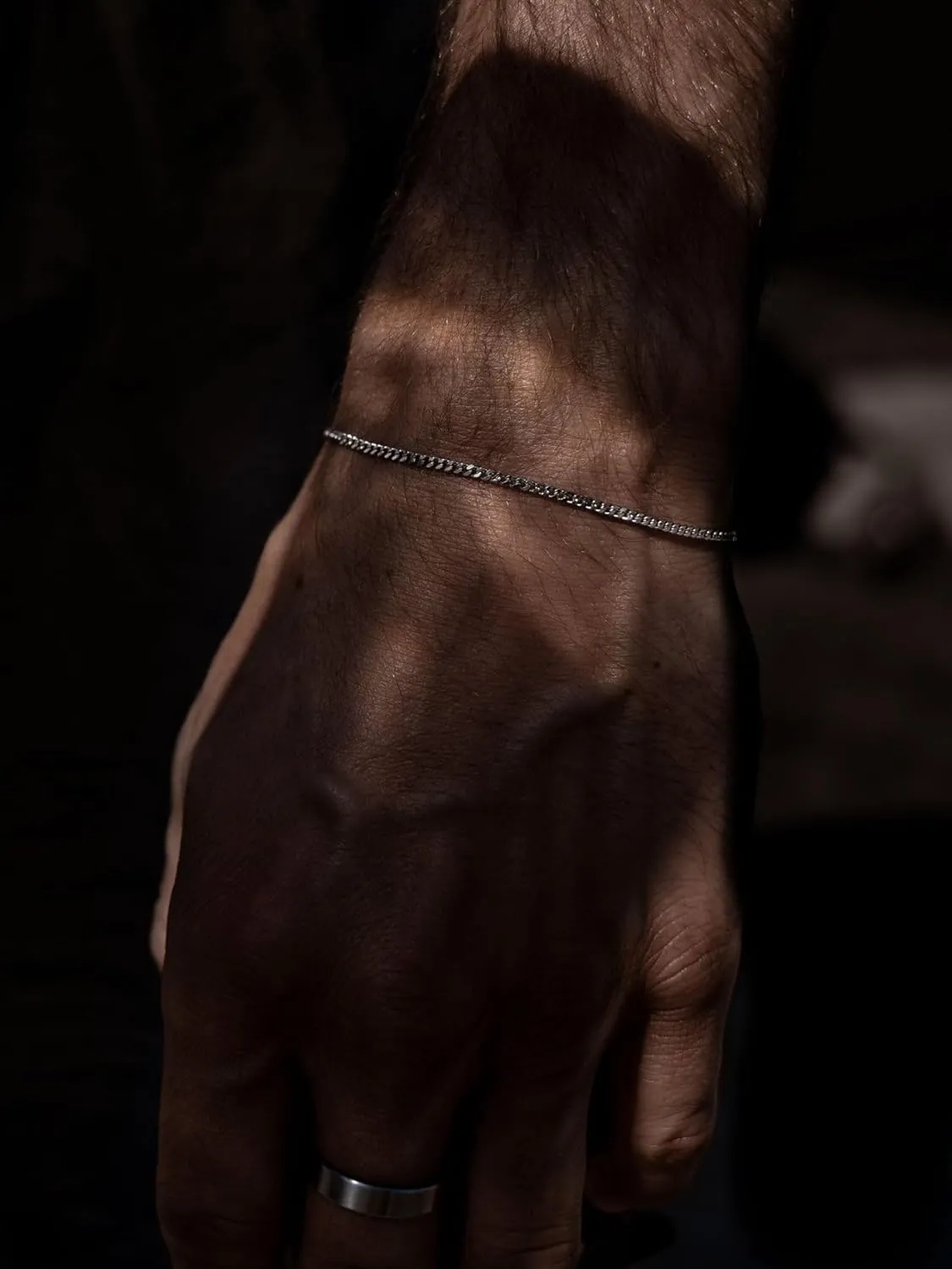 925 Sterling Silver Bracelet Set for Men Stackable 2mm Snake Rope Cuban Link Chain Bracelets Non Tarnish Dainty 14K Gold Plated Bracelet Size 6.5-9inch Sterling Silver Jewelry for Men Boys