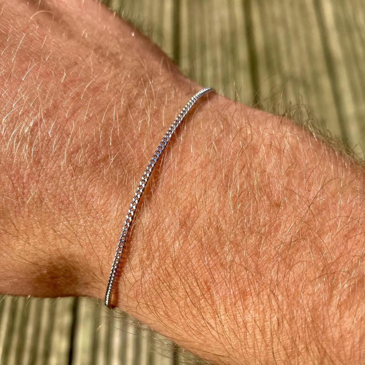 925 Sterling Silver Bracelet Set for Men Stackable 2mm Snake Rope Cuban Link Chain Bracelets Non Tarnish Dainty 14K Gold Plated Bracelet Size 6.5-9inch Sterling Silver Jewelry for Men Boys