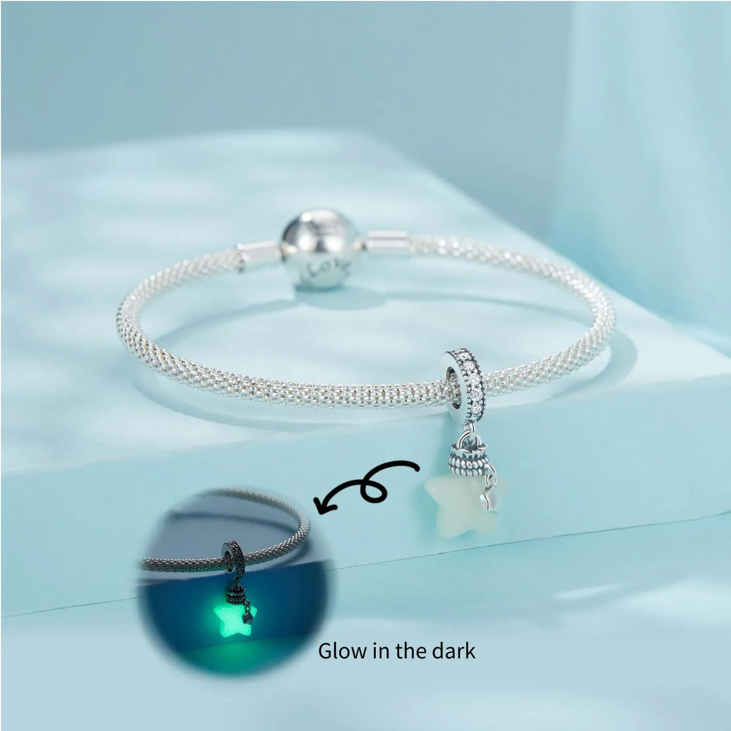 925 Sterling Silver Rainbow Owl Turtle Seashell Firefly Cat Animal Beach Charms Bead Dangle Charm for Charm Bracelet Birthday Jewelry Gift for Women