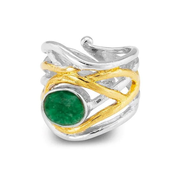 Adjustable Mayhem Ring in various gemstones