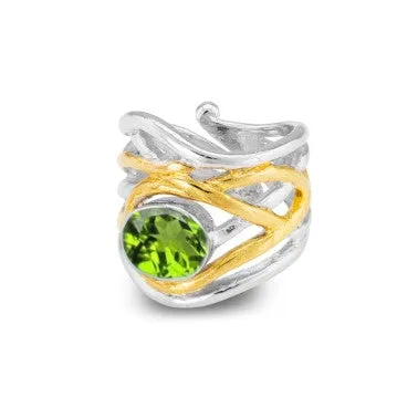 Adjustable Mayhem Ring in various gemstones