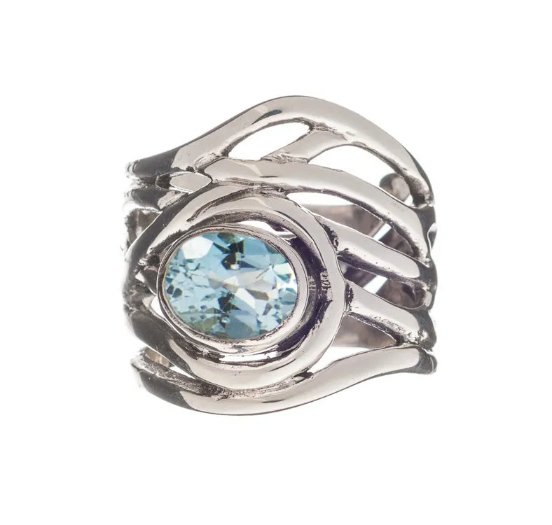 Adjustable Mayhem Ring in various gemstones