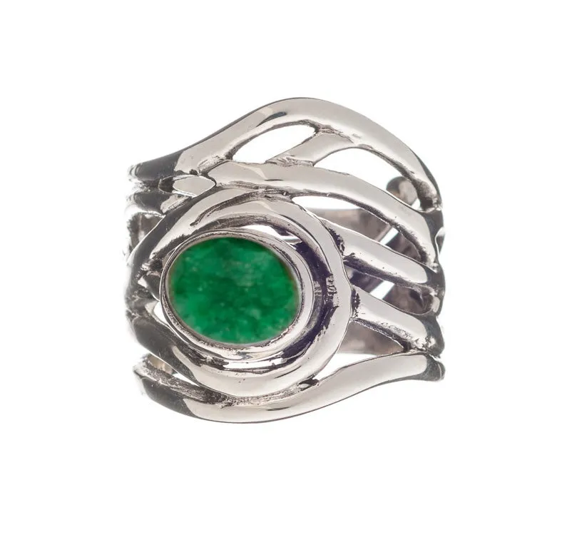 Adjustable Mayhem Ring in various gemstones