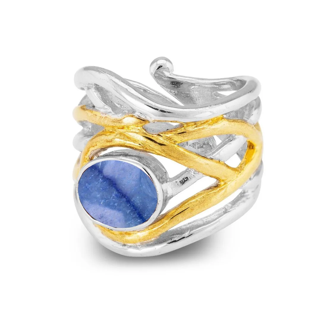 Adjustable Mayhem Ring in various gemstones