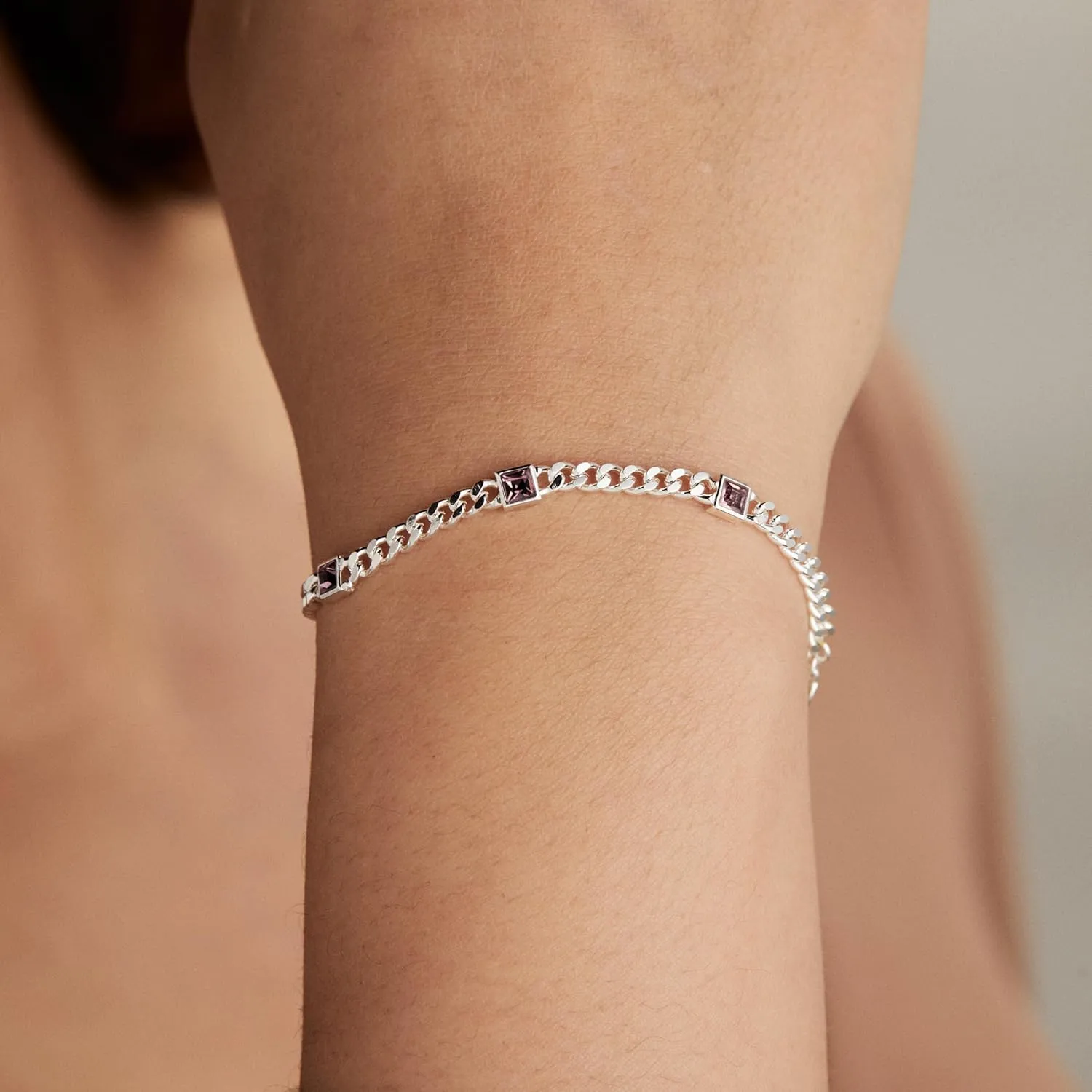Alex and Ani Birthstone Curb Chain Bracelet
