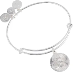 Alex and Ani Initial Pave Starburst Bangle