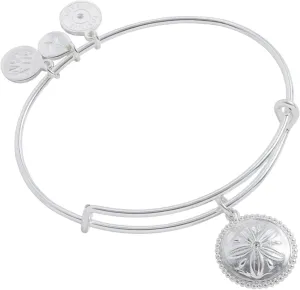 Alex and Ani Sand Dollar Charm Bangle