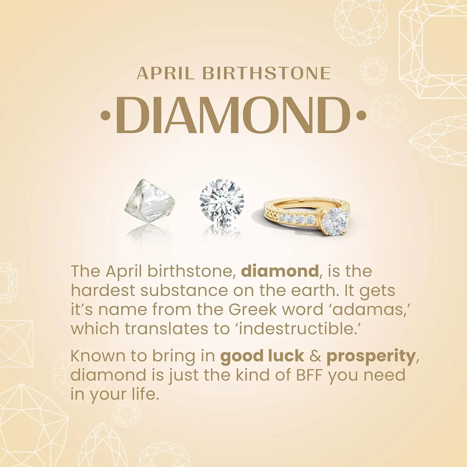Angara Lab Grown Nature-Inspired Cushion and Marquise Diamond Side Stone Engagement Ring in Silver / 14K Solid Gold/Platinum | April Birthstone, Birthday, Anniversary, Wedding Jewelry Gift for Women