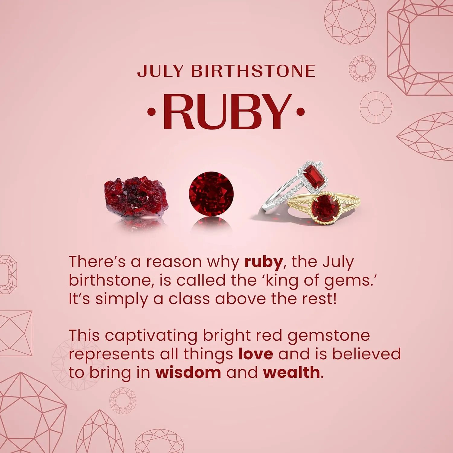 Angara Lab Grown Pear-Shaped Ruby Twisted Shank Engagement Ring in 14K Solid Gold/Platinum | July Birthstone, Birthday, Anniversary, Wedding Jewelry Gift for Women