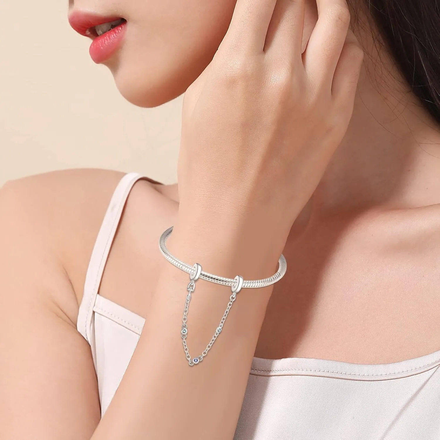 Annmors 925 Sterling Silver Charms fit Bracelets Necklaces Ocean Animal Beads with 5A Cubic Zirconia Christmas Mother's Day Gift Charms for Women
