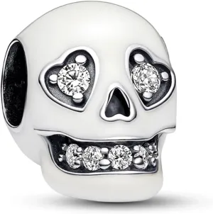 Annmors Christmas Santa Halloween Pumpkin Charms 925 Sterling Silver Charms fit Bracelet Necklace Dangle with 5A Cubic Zirconia Christmas Valentine Mother's Day Gift for Women