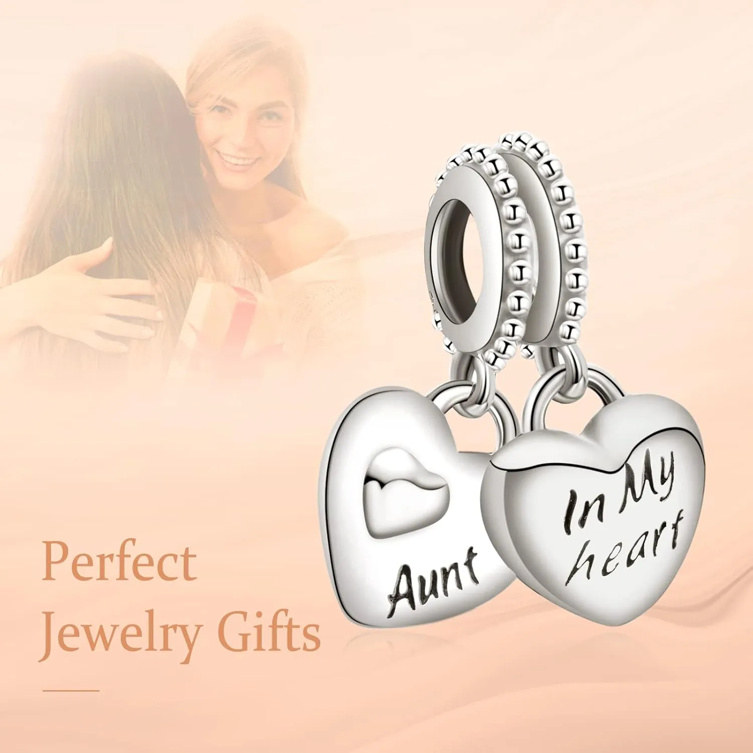 Annmors Family Charm Love your Dad Mon Sister Infinity Charm fits Bracelets, 925 Sterling Silver-Lucky Charm for Woman Pendant Bead, Jewelry Beads Gifts for Family Women Bracelet&Necklace