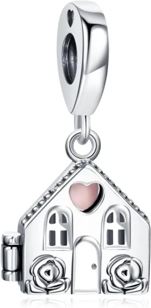 Annmors Jewelry Family Charms for Woman-925 Sterling Silver Dangle Pendant Bead with Cubic Zirconia,Jewelry Beads DIY Gifts for Women Bracelet & Necklace
