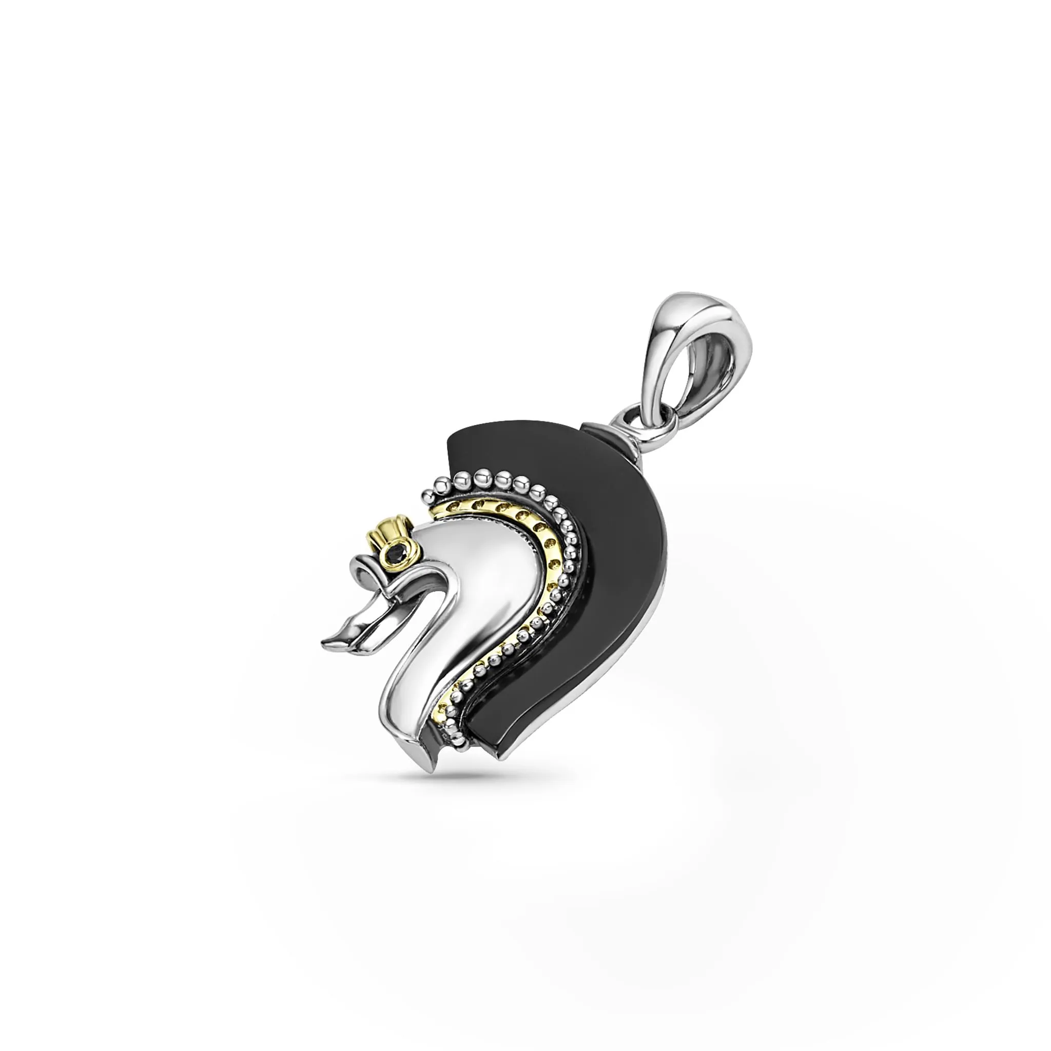 Anthem Black Agate Helmet Amulet