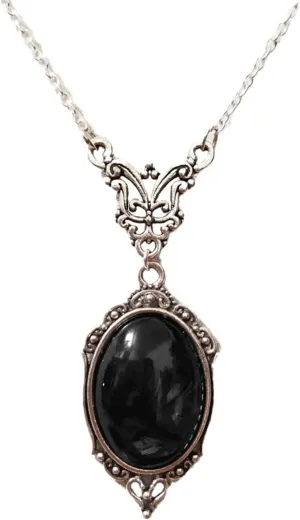 Atiptu Gothic Vampire Necklace for Women Vintage Blood Crystal Cameo Necklace Stardust Crystal Cameo Necklaces Halloween Jewelry Costumes Accessories