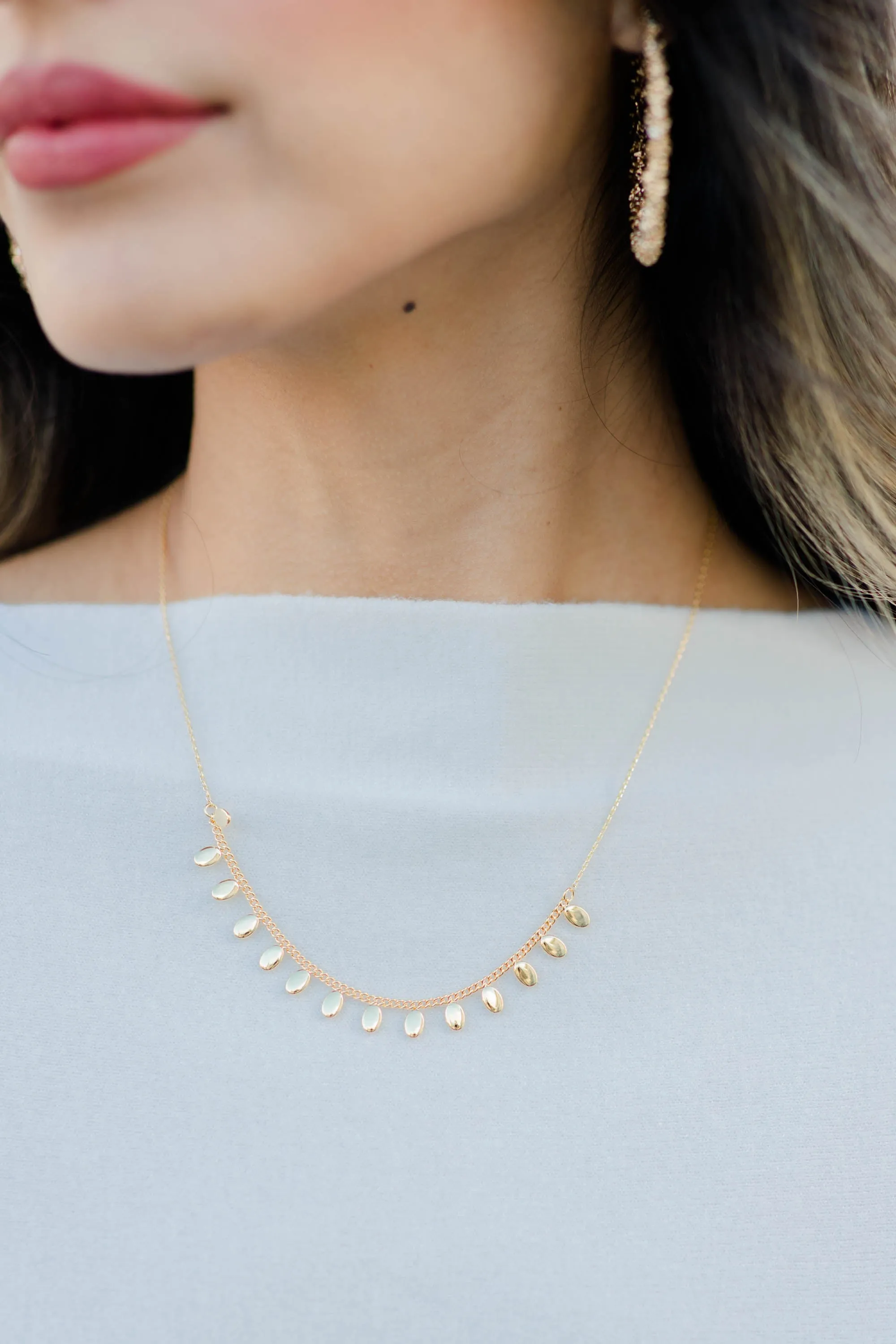 Attention To The Details Gold Necklace