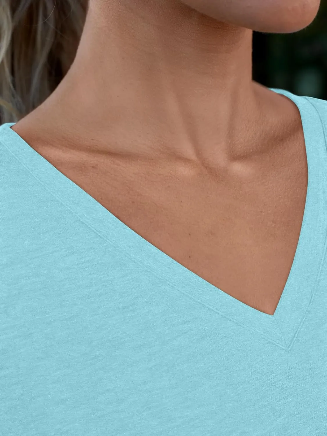 AUTOMET T Shirts for Women Short Sleeve Shirts V Neck Plus Size Summer Tops Casual Beach Vacation Outfits Clothes 2025