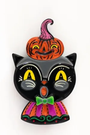 Black Cat & Kinny Brooch by Lipstick & Chrome x Johanna Parker