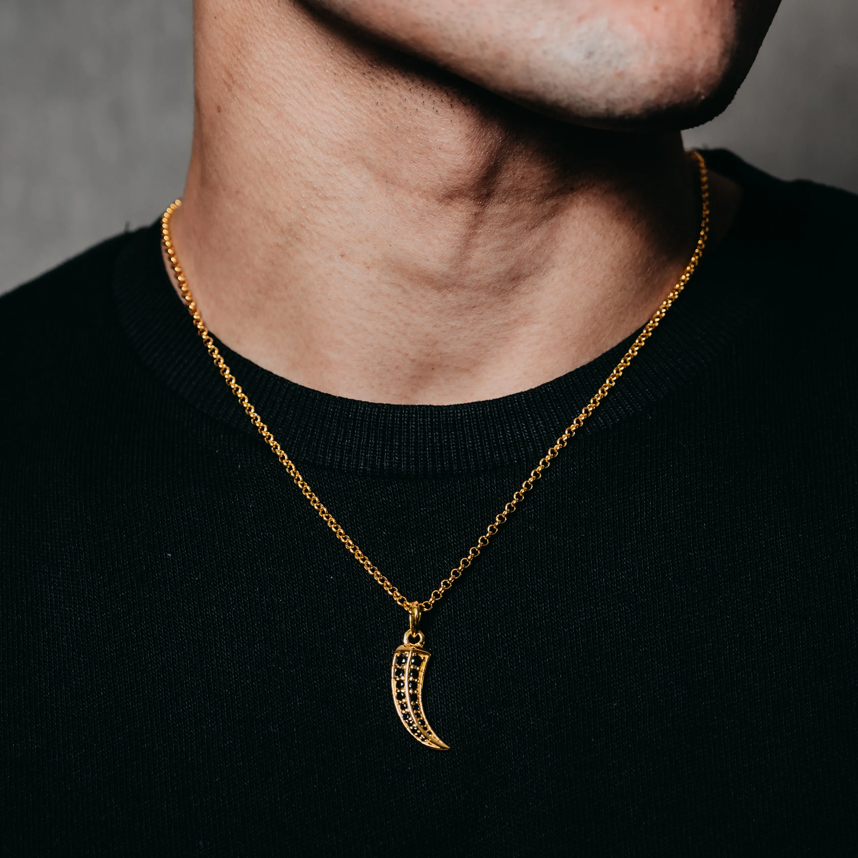 Black Claw Pendant (Gold)