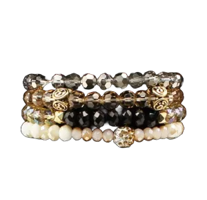 Blazin Roxx Ladies Multi Strand Crystal Bead Bracelet 30921
