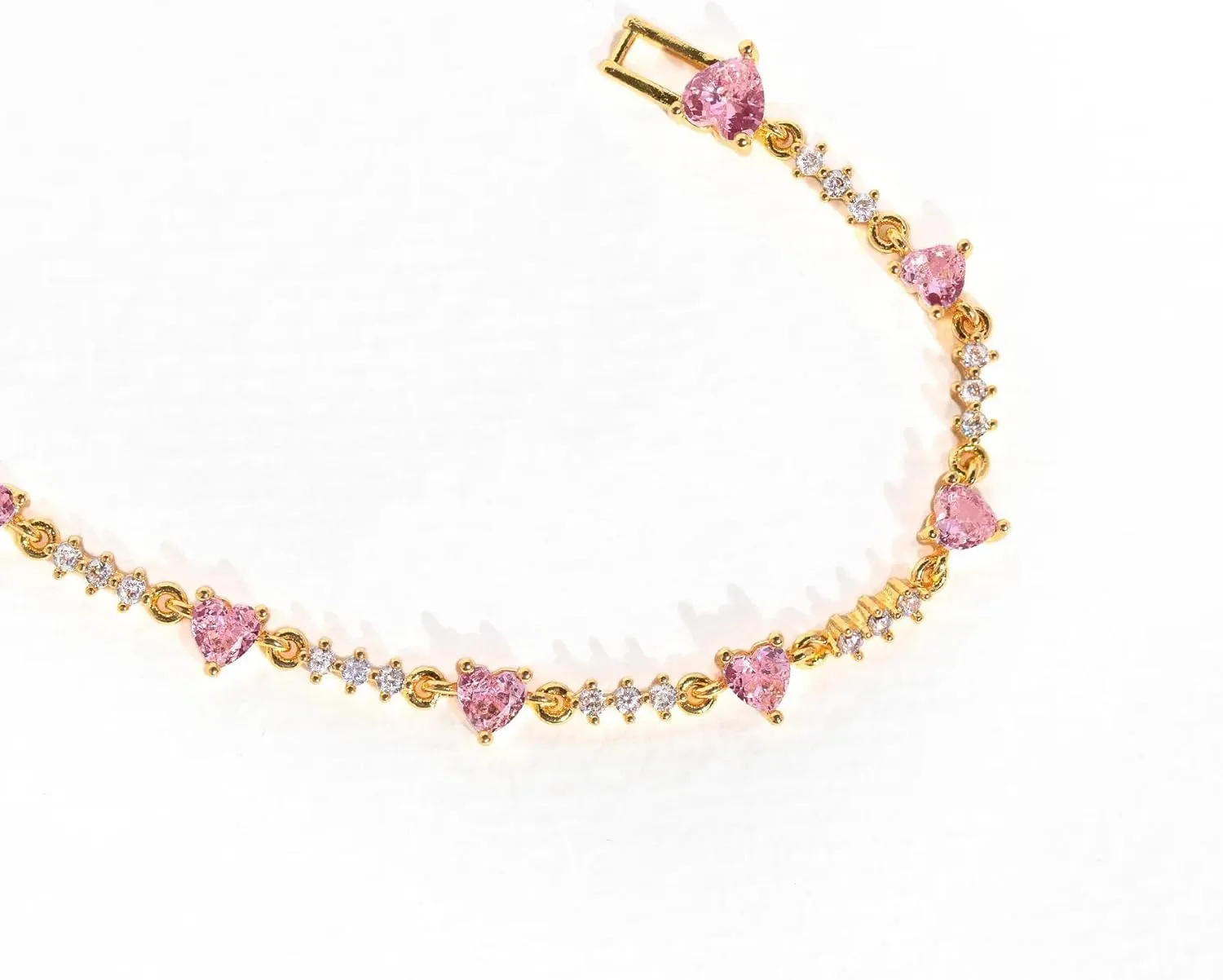 Bow Zircon Bracelet - Friendship Is Like A Bow For Women, Adjustable Ribbon Bow Beaded Chain White Pink CZ Friendship Bracelets To My Best Friend Fashion Gifts Jewelry