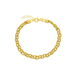 Braided Popcorn Chain Bracelet