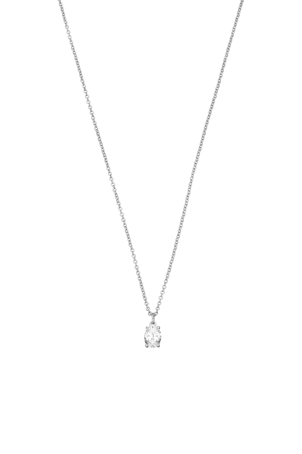 Brilliant Oval Gift Box Silver