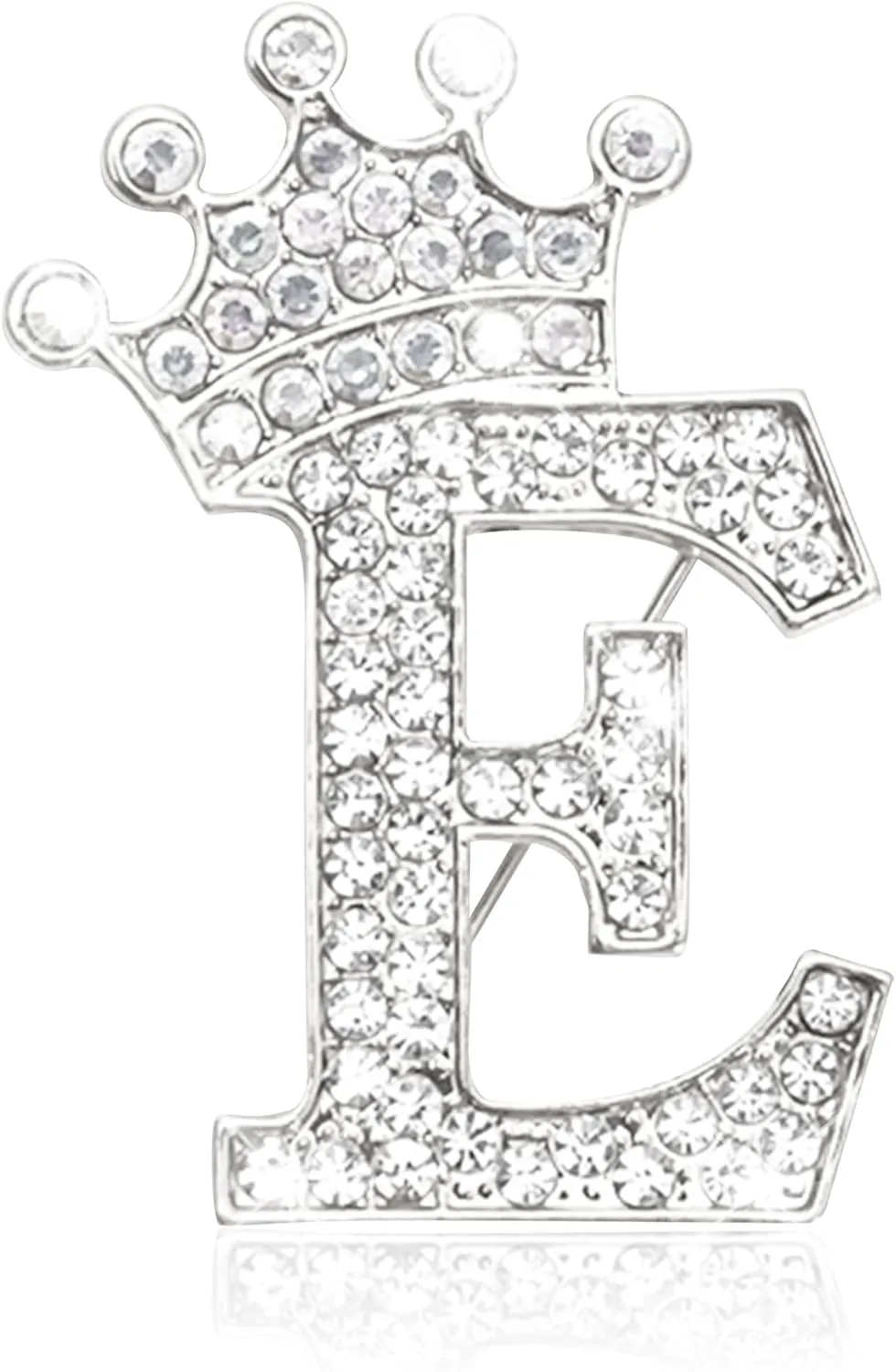 Brooches and Pins for Women Initial Brooch Pin Bag Charm Rhinestone Brooches for Wedding Dress Backpacks Clothing Crafts Accessories Custom Jewelry Gift
