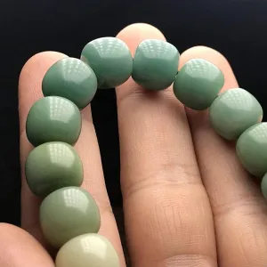 Buddhist prayer beads,Mala beads, Green Bodhi Root Single Circle Bracelets, Buddha Beads, Can Bring Good Luck, Wealth And Health, Suitable for Men And Women