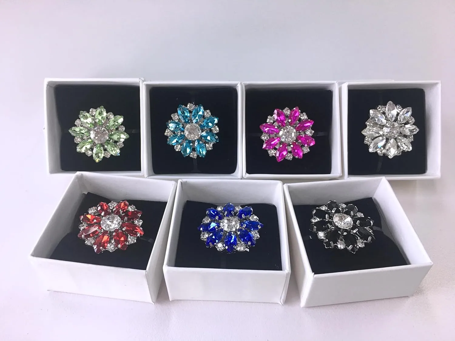 Button Covers for Women - Rhinestone Cufflinks for Shirt, Jeans, Tuxedo - Formal Business Accessories - Unique Idea - 1pc