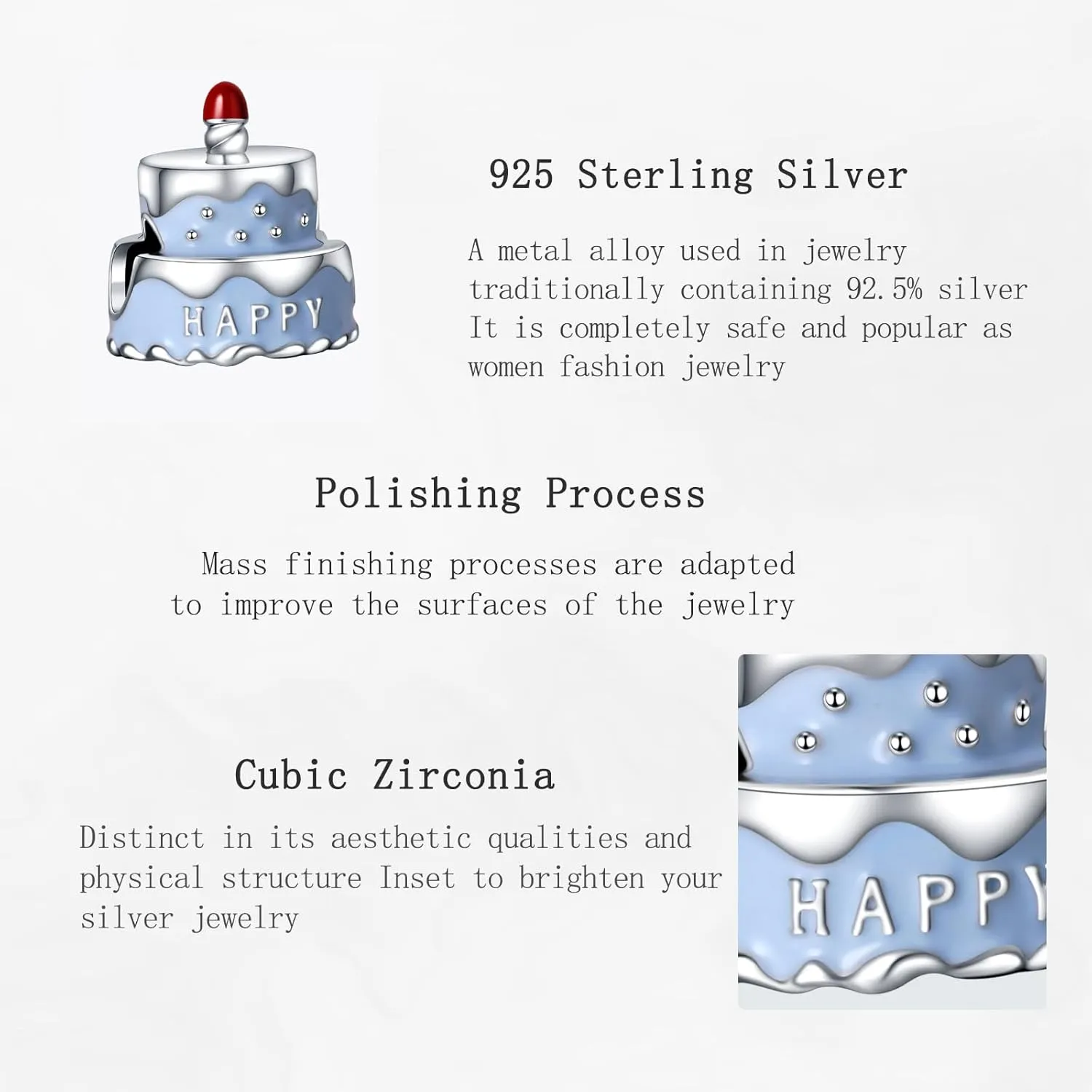 Charms Beads 925 Sterling Silver Love Mom Animal Dangle Pendant with 5A Cubic fits for Charms Bracelets for Woman Mother's Day Christmas Halloween Birthday Gift