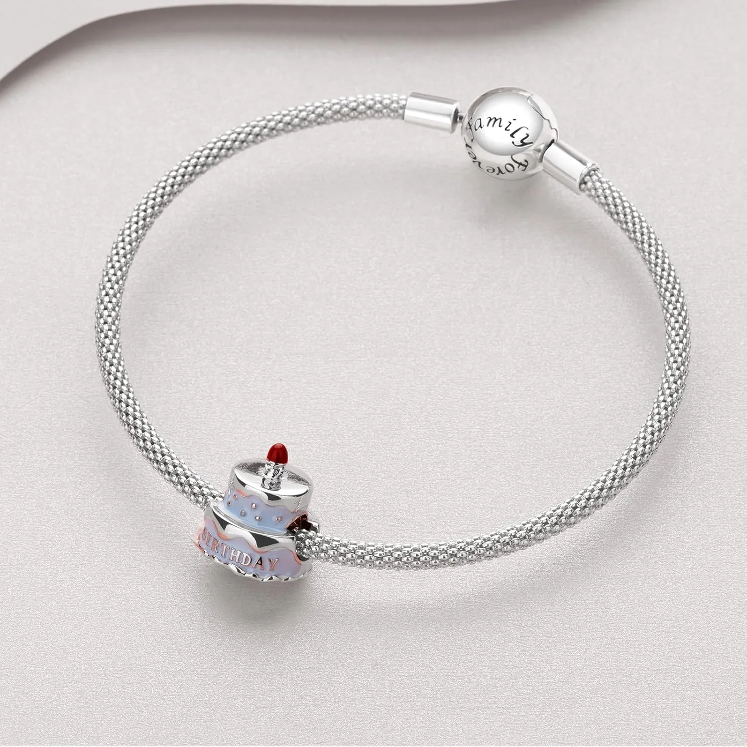Charms Beads 925 Sterling Silver Love Mom Animal Dangle Pendant with 5A Cubic fits for Charms Bracelets for Woman Mother's Day Christmas Halloween Birthday Gift