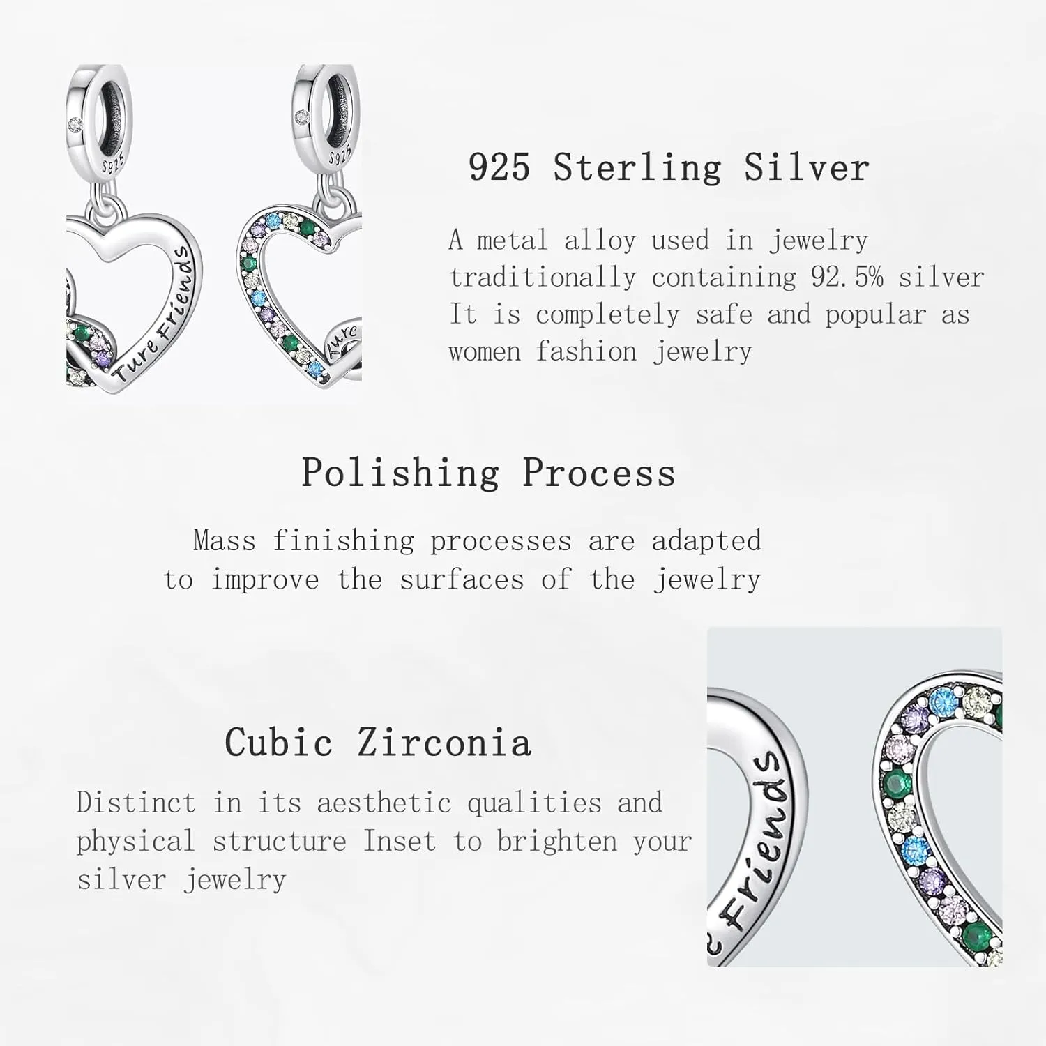 Charms Beads 925 Sterling Silver Love Mom Animal Dangle Pendant with 5A Cubic fits for Charms Bracelets for Woman Mother's Day Christmas Halloween Birthday Gift