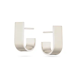 Cocoon Studs - Silver