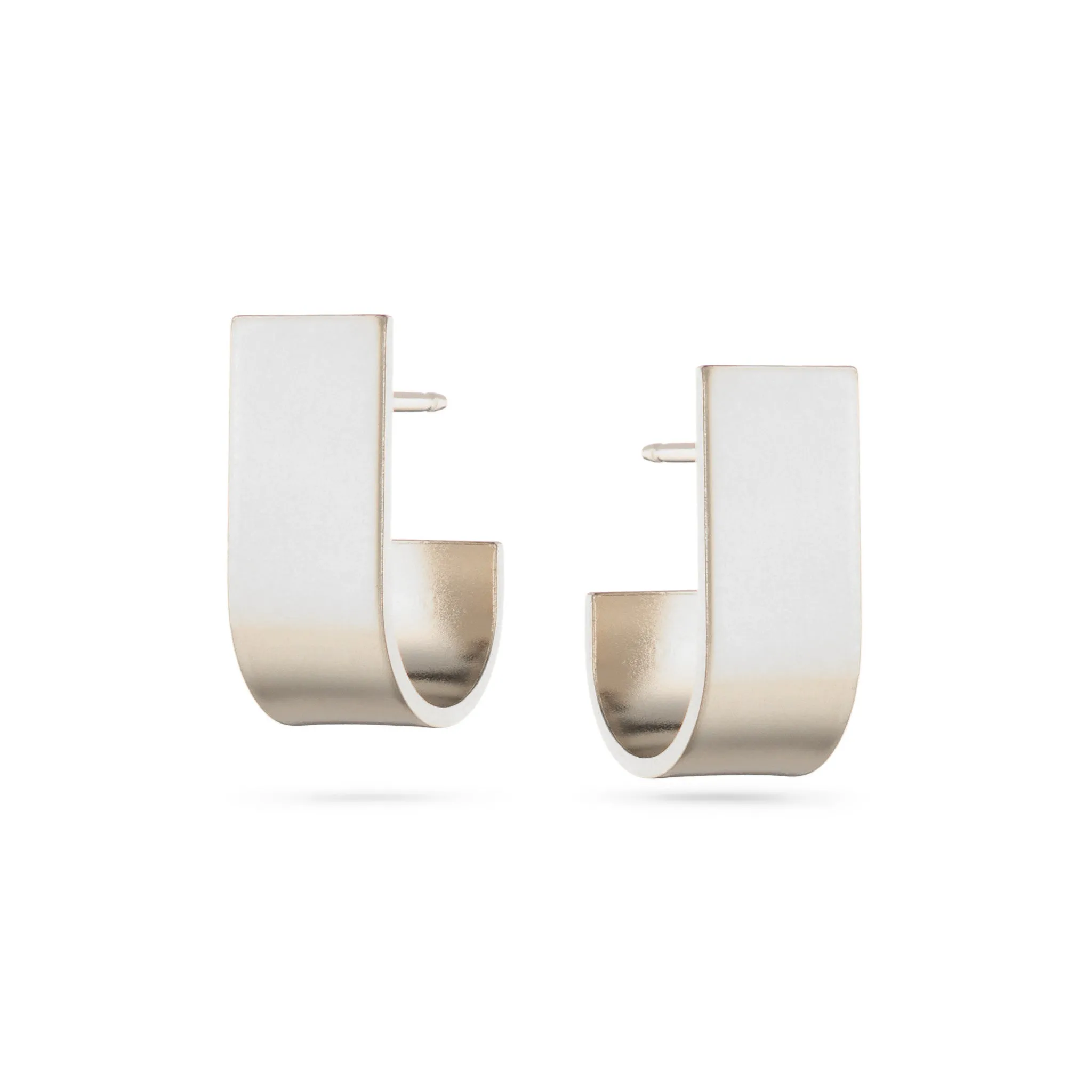 Cocoon Studs - Silver